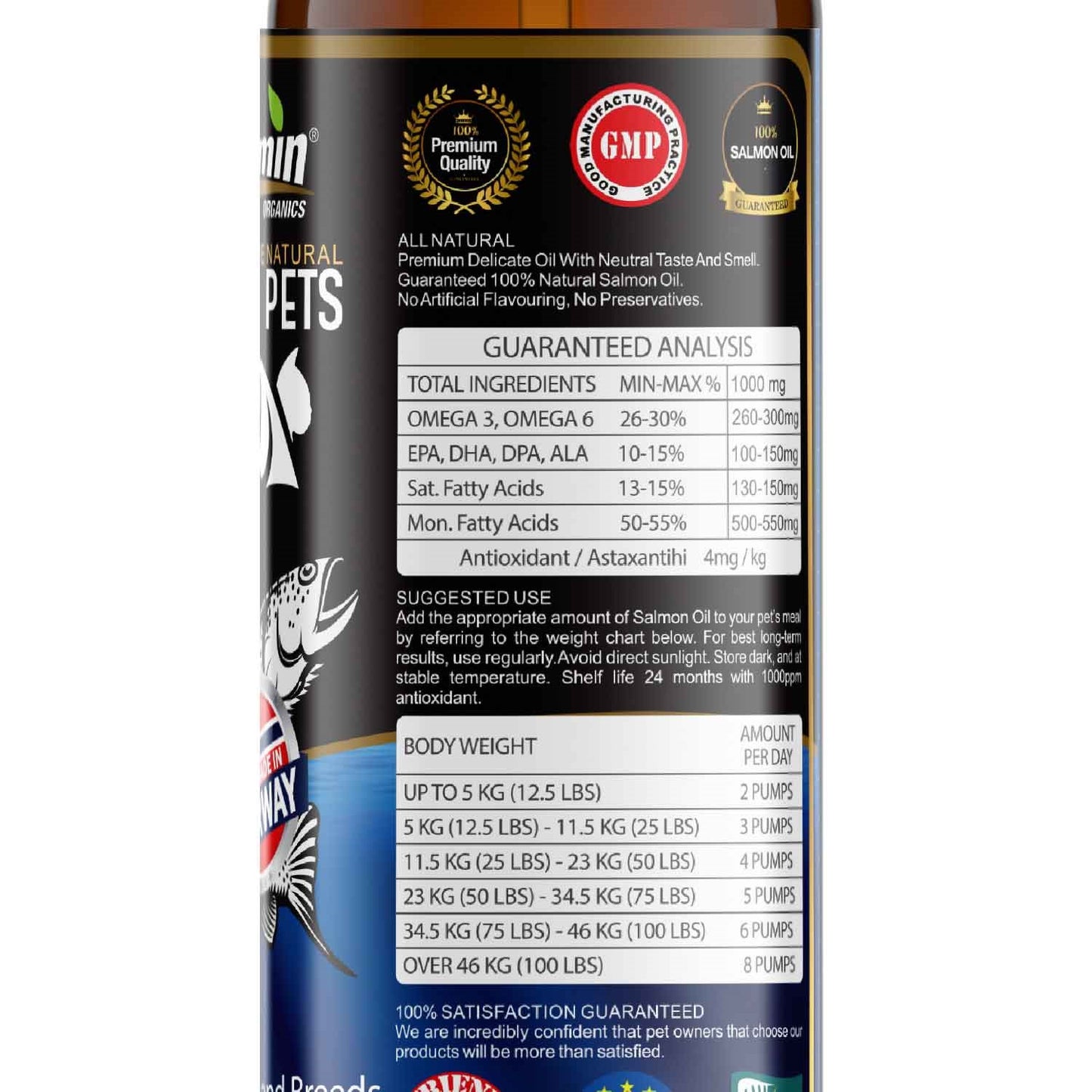 Norveç Somon Yağı 250 ml - Neotech Market