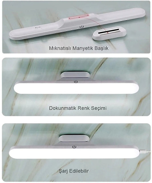 Şarjlı Led Işık Usb Şarjlı Kablosuz Mıknatıslı Led Lamba CT-5249 - Neotech Market
