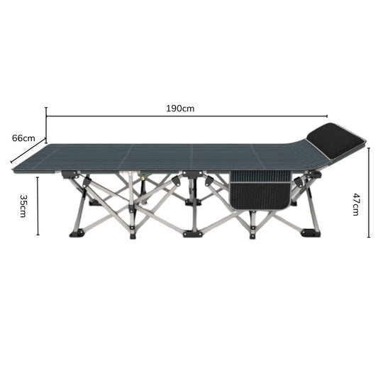 Premium Katlanabilir Şezlong Kamp Yatağı Plaj Yatağı Kampet CR-1176 - Neotech Market