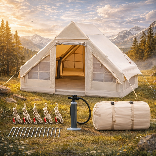Şişme Kamp Çadırı 4-6 kişilik 300×210×190 cm