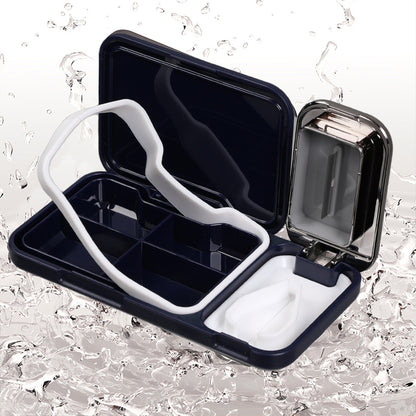 Signature Serisi Pro Organizer Lüks Seyahat Takı, İlaç ve Aksesuar Kutusu