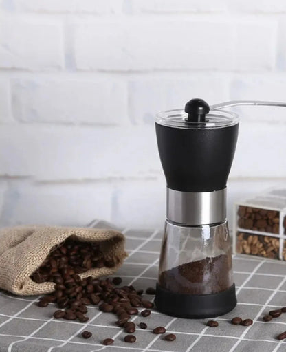 Avatto CG-50GR Seramik Kahve Öğütücü Paslanmaz Çelik ve Cam - Neotech Market