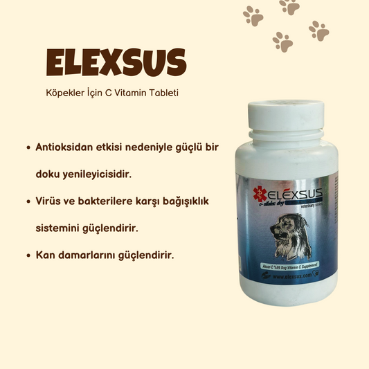 Elexsus Köpekler Için C Vitamin Tableti