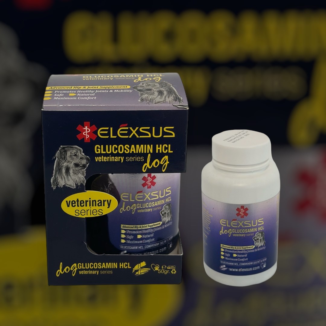 Elexsus Köpekler İçin Eklem Güçlendirici Glucosamin HCL Tableti 50gr