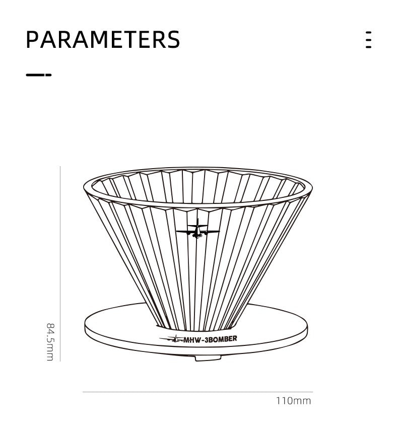 Cam V60 Dripper 