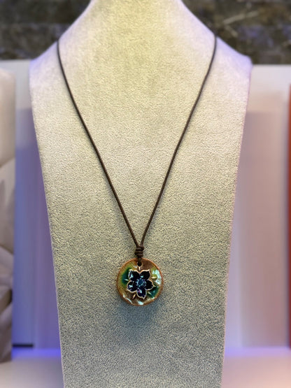 Aurora Seramik Kolye | El Yapımı & Doğal Enerji - Neotech Market