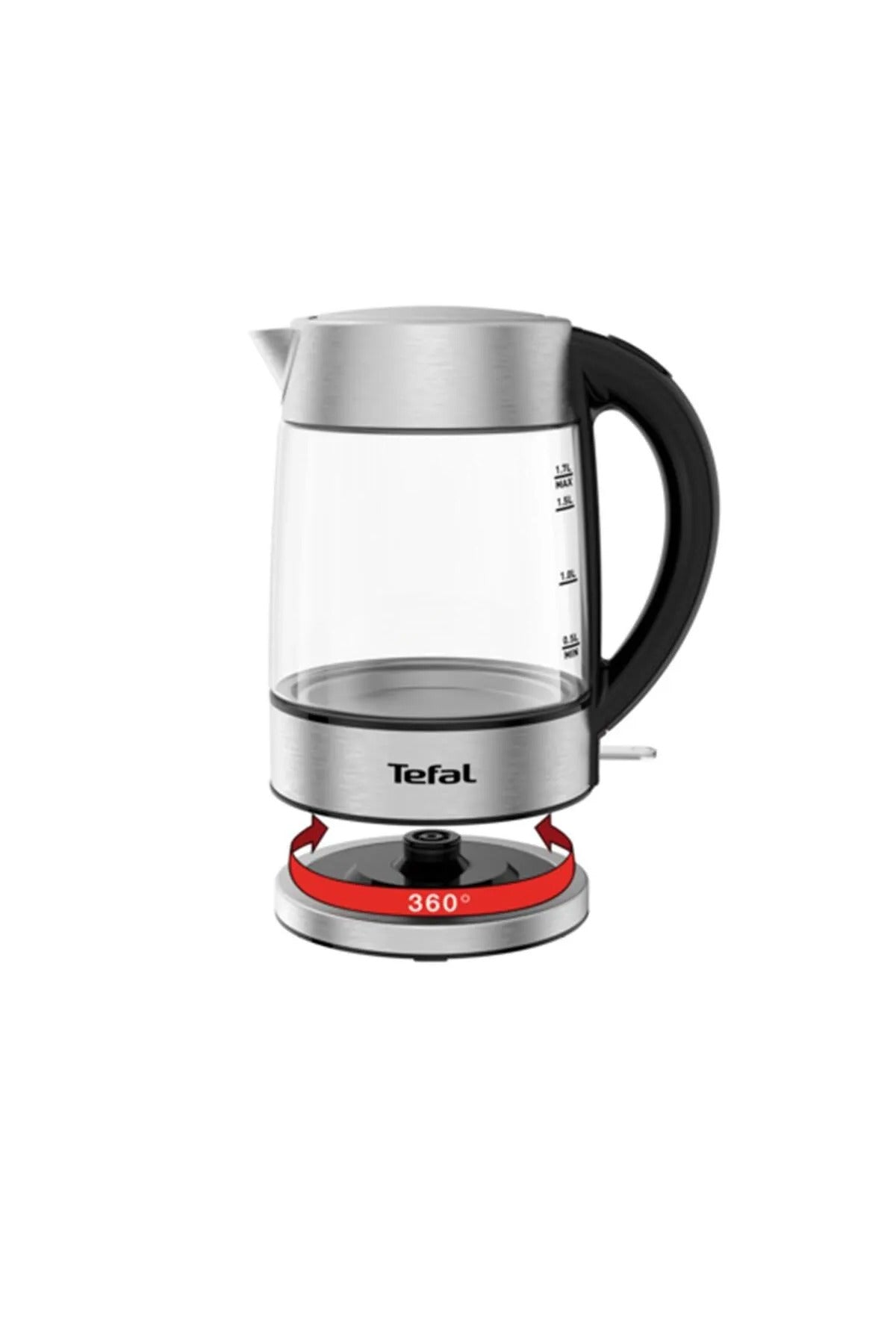 Tefal Işıklı Cam Kettle - 1.7 L