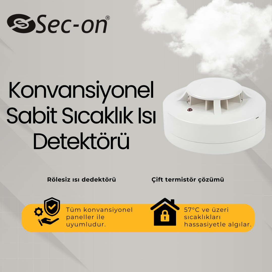 Konvansiyonel Sabit Sıcaklık Isı Detektörü EA-323-2