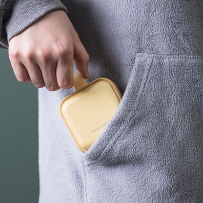 Ditmo Kapaklı 4 Bölmeli Taşınabilir Sarı İlaç Kutusu - Neotech Market