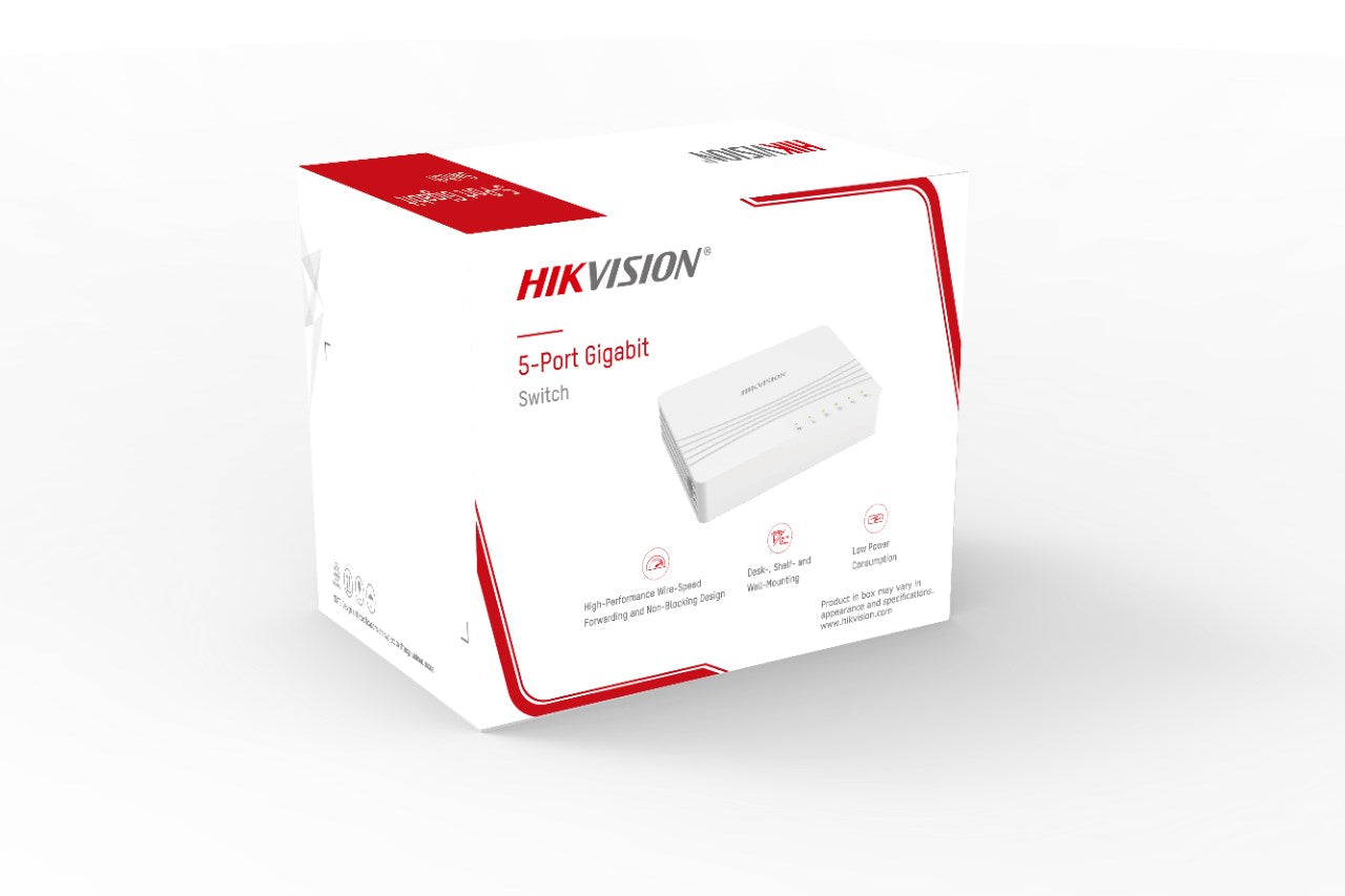 Hikvision DS-3E0505D-E 5 port 10/100/1000 gigabit switch